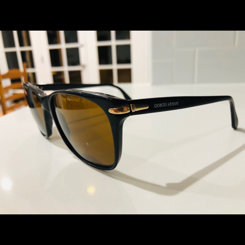 Vintage Giorgio Armani Brown/Amber UV  OG lenses